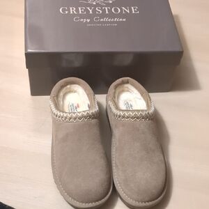 Greystone Cozy Taupe Clogs